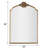 Lindon Arched Iron Wall Mirror-147332779-147332774