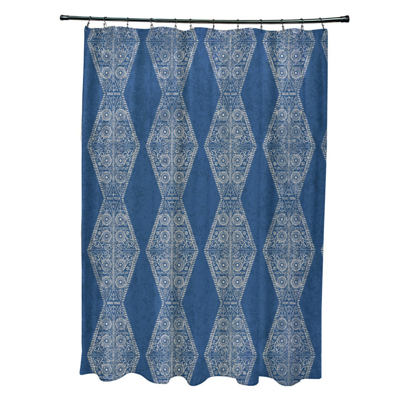 Rideau de douche Harrel, Bleu
