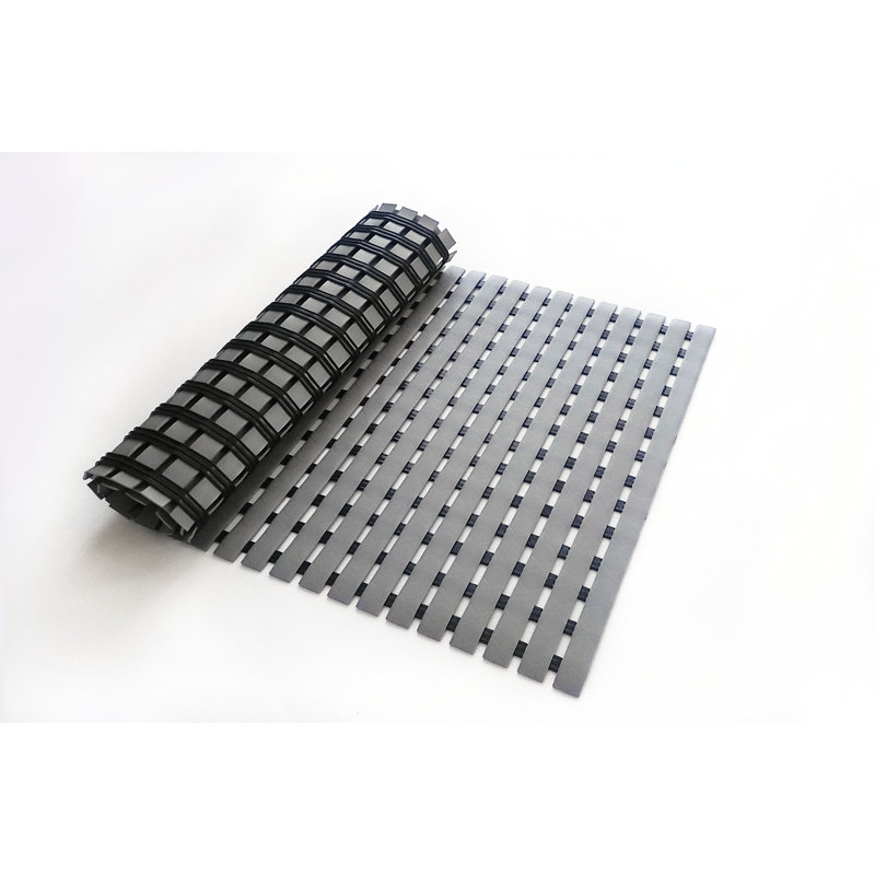 Tapis souple en vinyle VinTread Flex, Gris, Simple - L 24 po x l 36 po