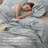 Bedsure 100% Washed Cotton Duvet Cover King Set - Minimalist Cotton Beding Set For All Season（set of 3）-125402776-125402781