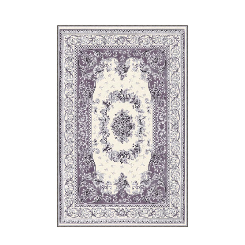 Tapis tissé élégant, 31,5 po x 47,2 po | 100% polyester, hauteur des poils: 0,04 po, hauteur totale: 0,31 po | Antibactérien, feutre en PVC antidérapant | Lavable à la machine, parfait pour le salon et la chambre à coucher