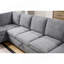 Canapé modulaire en chenille l 137 po Samara