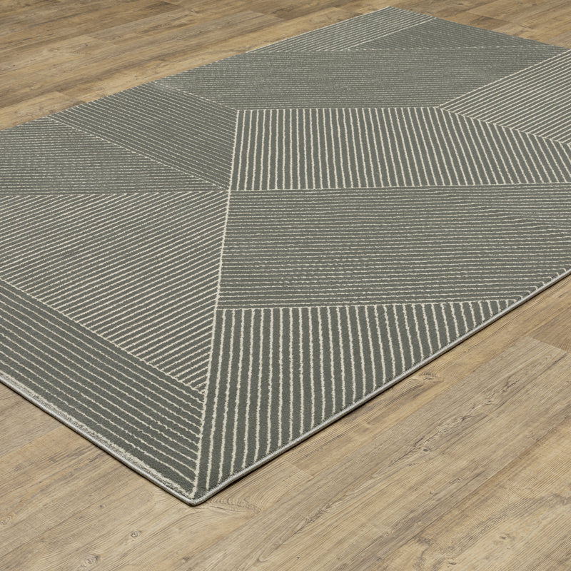 Ederle Geometric Indoor Rug, Rectangle 5'3" x 7'7"