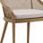 Arcata Low Back Armchair in Brown/Beige