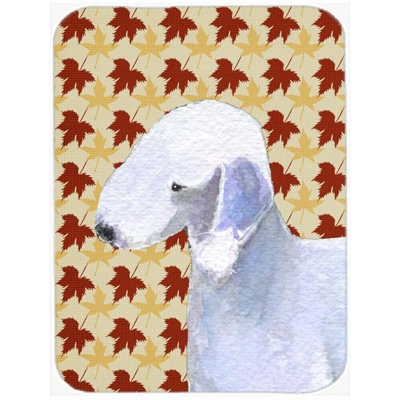 East Urban Home Bedlington Terrier Portrait Glass Cutting Board