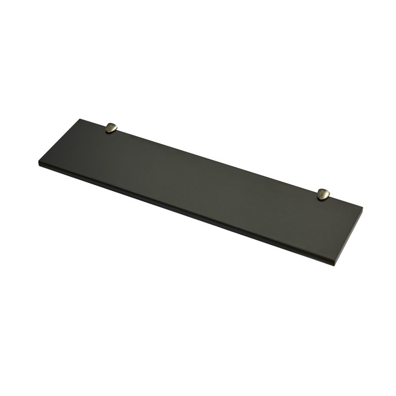 Ensemble de tablettes Gallery 8X32 noires avec supports Pelican, H 3,38 po x l 32 po x P 8 po, Black/Taupe