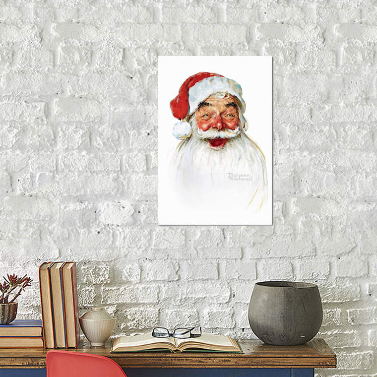 Norman Rockwell - Print on Canvas, 20.32 cm H x 30.48 cm W, Wrapped Canvas