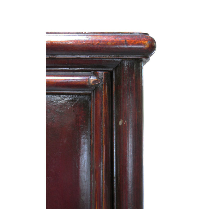 Classic Square-Corner Catalpa Armoire