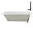 72" x 36" Acrylic Soaking Drop-In Bathtub, Drain Included-97545268
