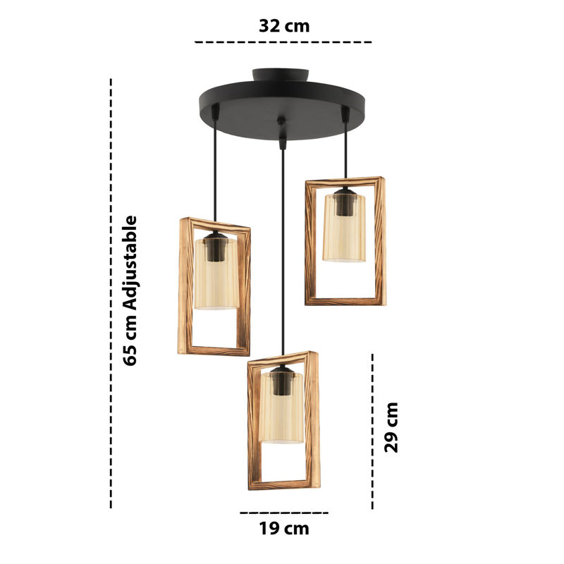 Lustre, Noir, Trois lumières