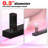 Wig Stand Wall Mount, 2pcs Hanging Wig Holder Head Wig Rack For Multiple Wigs Storage For Mannequin Head (Metal Black)