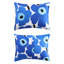 Marimekko Unikko Blue Cotton Duvet Cover Set