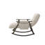 Chaise berçante pliante rembourrée, chaise longue berçante réglable à haut dossier et repose-pieds-523897932