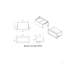 Table de chevet moderne beige