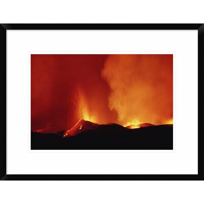 Volcanic Eruption with Lava Fountain and Splatter Cone, Galapagos Islands, Ecuador' Framed Photographic Print -  Global Gallery, DPF-451043-1218-266 Wall Art