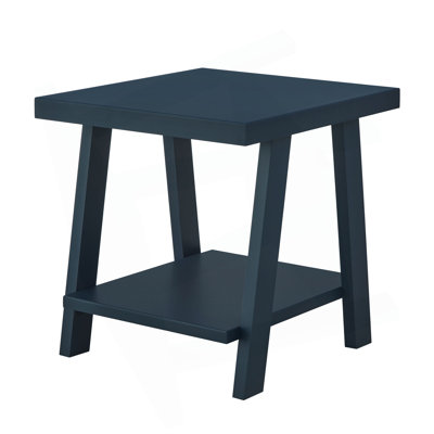 Athens Contemporary Wood Shelf End Table