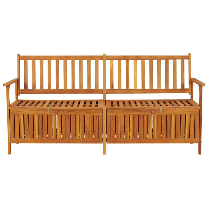 Legg Solid Wood Storage Bench, 84cm H x 170cm W x 63cm D