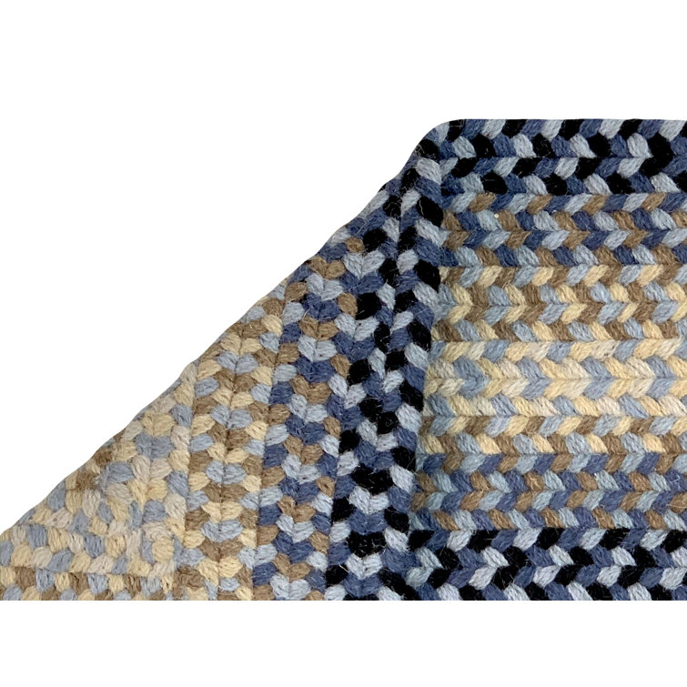 Monnie Geometric Reversible Braided Indoor Farmhouse Area Rugs