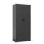 Armoire de rangement haute avec 2 portes et 4 cloisons pour séparer 5 espaces de rangement, conception maison / bureau-51218495