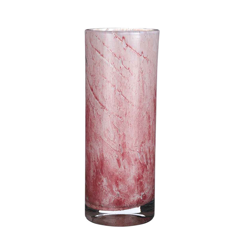 Dumai Handmade Glass Table Vase, 31cm H x 11.5cm W x 11.5cm D