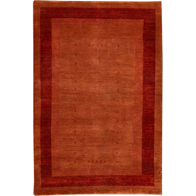 Hand-Knotted High-Quality Rust Area Rug