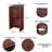 Hudson Combo Tabletop Lectern with Cart, Mahogany