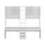 Bureau l 94,5 po avec huche Beritan