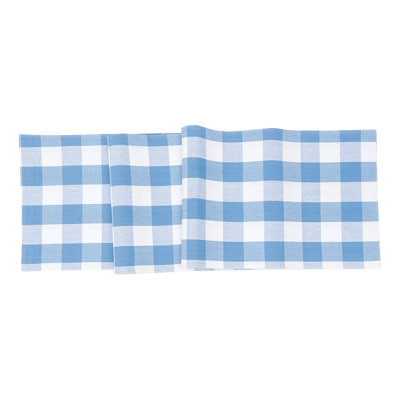 Loa Plaid Cotton Table Runner