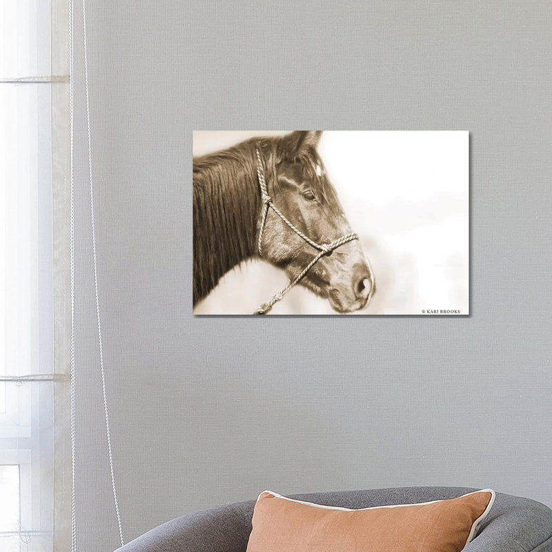 Sepia Thunder by Kari Brooks - Wrapped Canvas Print, 66.04 cm H x 45.72 cm W