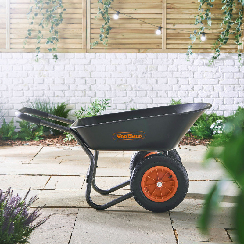 65cm H x 125cm W x 70cm D 100kg Hand Truck Trolley
