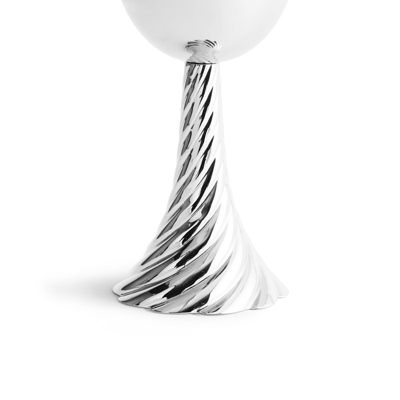 Twist Kiddush Cup, Nickel
