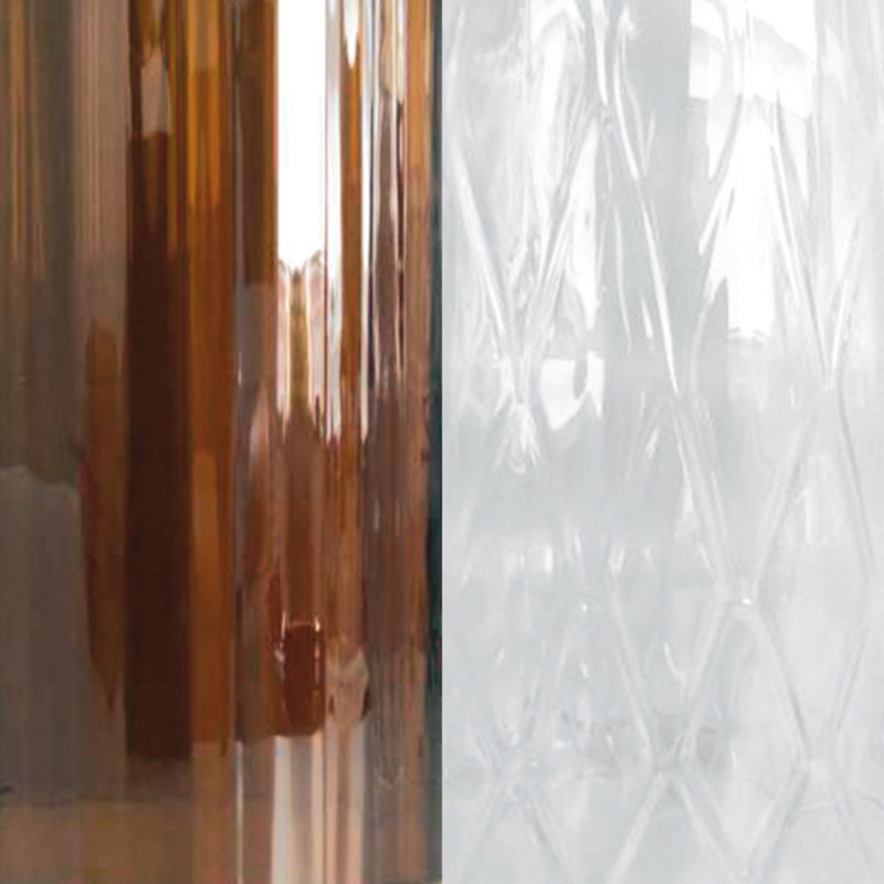 Armonia 2 - Light Chandelier, Burned Earth Crystal, Matte Black;Gold