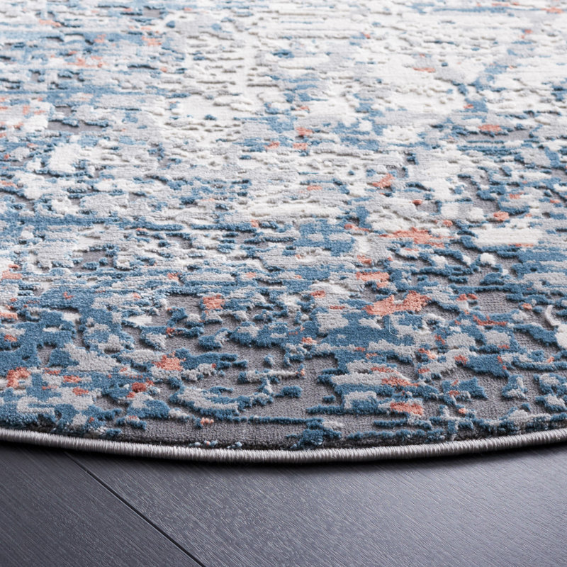 Eliesha Performance Abstract Rug, Runner 2' x 8'