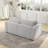 Sofas with Storage, 75.6 Inch Plush Metal Frame Modern Couch for Home