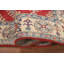 Tapis oriental géométrique rouge Kazak 5