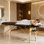 Table de massage portative ajustable avec appui-tête