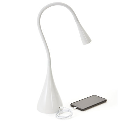 Lampe de table arquée 14 po Silber