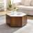 Coffee Table with 2 Hidden Drawers-1338185608