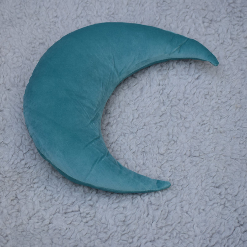 Coussin Arlo, Bleu aqua