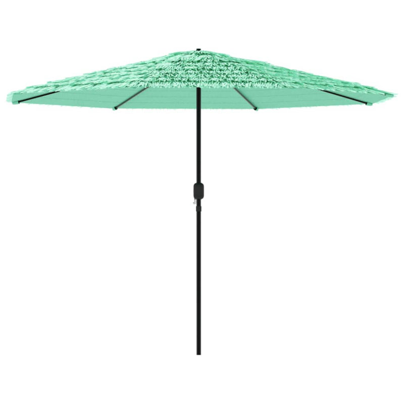 Beach Parasol, Green, 248cm H x 388cm W x 388cm D