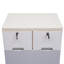 Armoire de rangement en plastique 6 tiroirs Julane-186840072