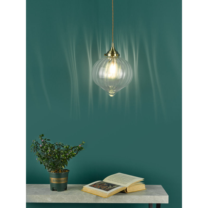 Abdimalik 1 - Light Pendant, Antique Brass
