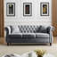 3-Seater + 3-Seater Combination Sofa.Grey Velvet