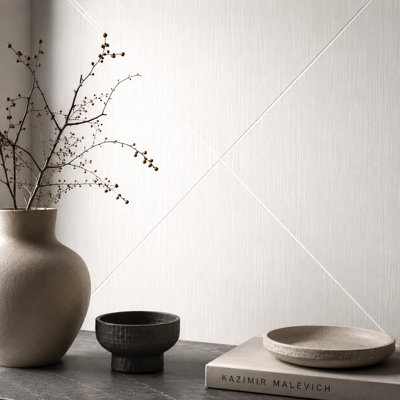Refinery 12'' W x 12'' L Porcelain Triangle Singular Tile