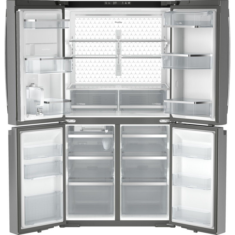 GE Profile ENERGY STAR® 28.3 Cu. Ft. Quad-Door Refrigerator with Dual-Dispense AutoFill Pitcher