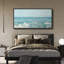 «Coastal Beach Serene Coastal Seascape Gentle Waves», reproduction sur toile-96074575-111664974