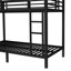 Lit superposé en métal pour petits et grands, peu encombrant / sans sommier tapissier-245485054