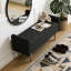 Banc de rangement en velours Teddy-483708129