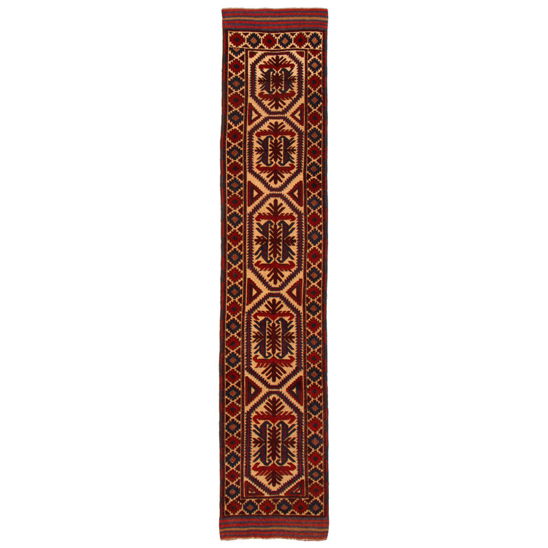 Tapis rouge Tiegan 2 pi 6 po x 12 pi 2 po