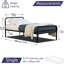 Caylin UK Single - DE 90 X 190 Cm Metal Bed with Mattress